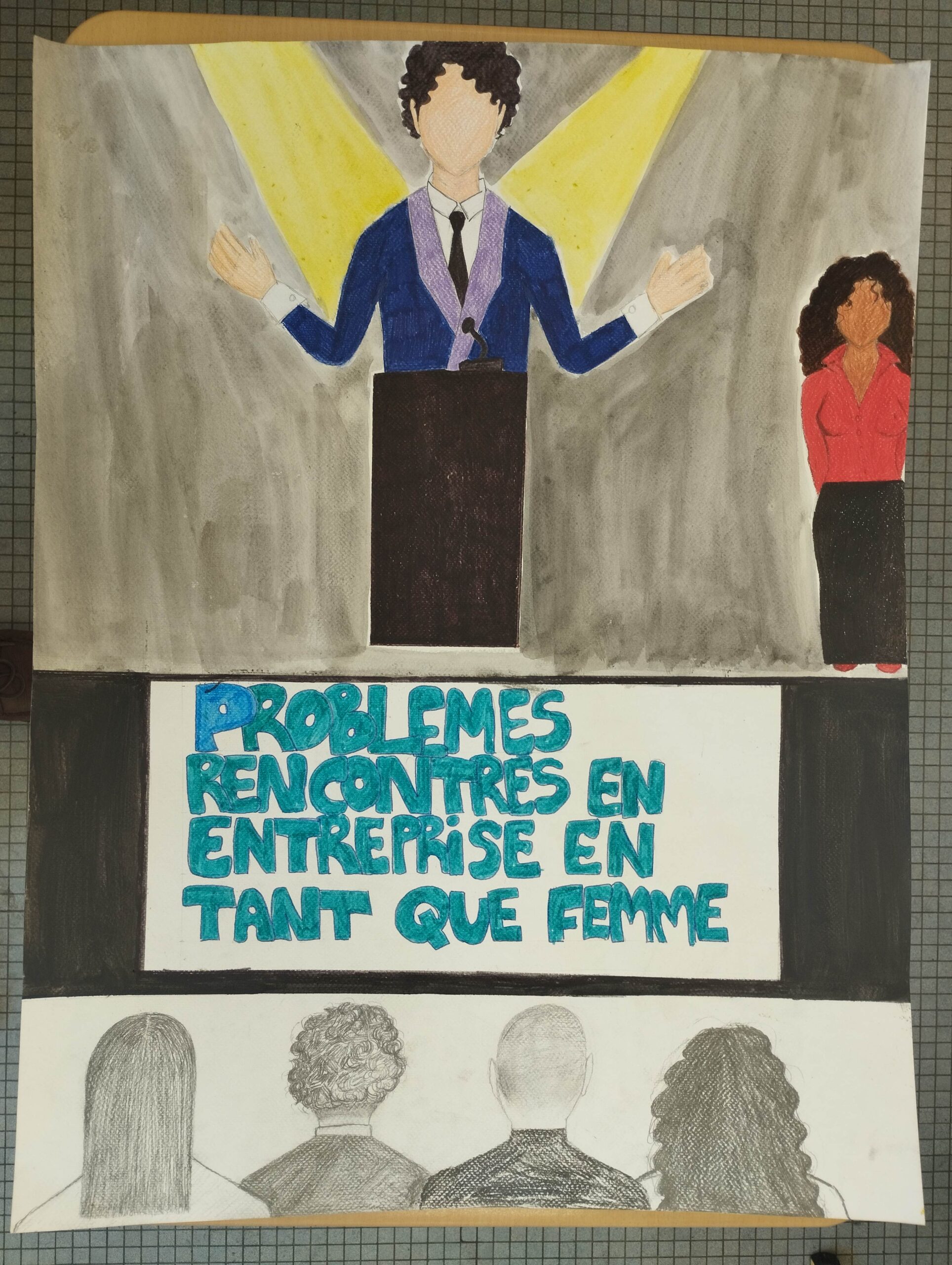 Les réalisations de nos élèves de Première du LP sont à l’honneur ! 🎨