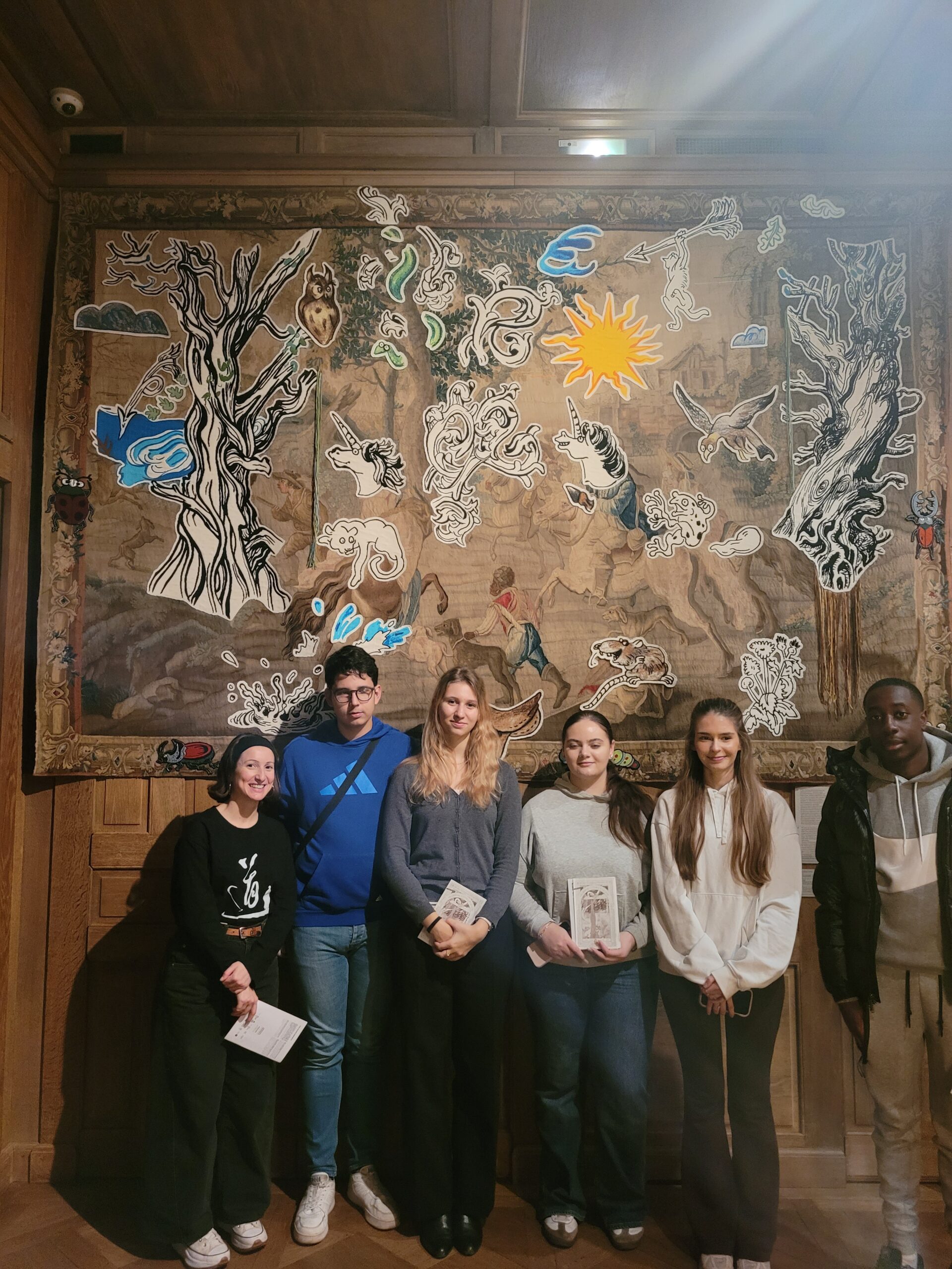 Quelques photos de la sortie au musée de la Chasse et de la Nature avec les BTS CG en alternance 📸